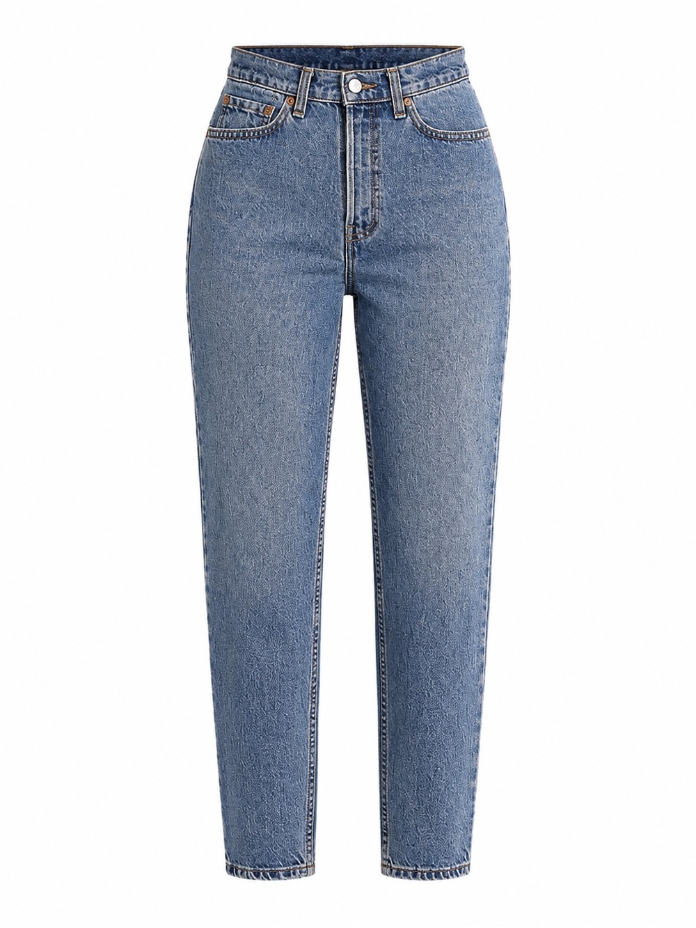 Vintage Levi's 521 High Rise Tapered Jeans Blue 8 Petite Mom Denim